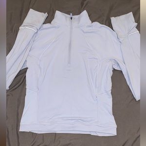 Lululemon rulu long sleeve light blue